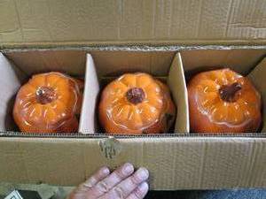 lot 565 image: case of 3 pumpkin treat jars...