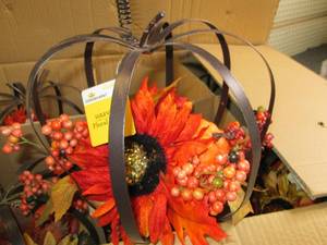 lot 571 image: case of 6 new harvest floral decor ...