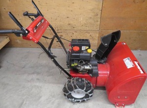 YARD MACHINES SNOW BLOWER CHAINS ON TIRES