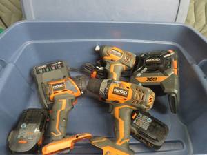 18 VOLT RIDGID TOOLS