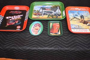 Coca-Cola Metal Trays