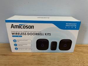 lot 16 image: Amicoson Wireless Doorbell Kit