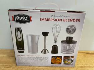 lot 15 image: Parani Cookware 2-Speed Electric Immersion Blender Set