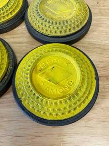 lot 98 image: Lot of Vintage Ceramic Canning Jar Lids