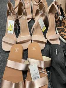 lot 90 image: Lot of New Womens Shoes Sandals Sizes 10-11