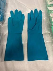 Lot Of New In Package Ansell Medium &amp Large Size Protective Disposable Gloves and Face Shields