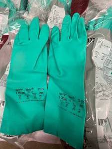 Large Lot Of New In Package Ansell Size 6 &amp 7 AlphaTech Solvex Durable Protective Chemical-Resistant Gloves