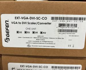 MSRP $400EACH Lot OF 4 NEW In Box Geffen&nbspEXT-VGA-DVI-SC scales and converts video from a VGA source to a DVI output. Video can be scaled up to 1080p Full HD and 1920 x 1200 (WUXGA)