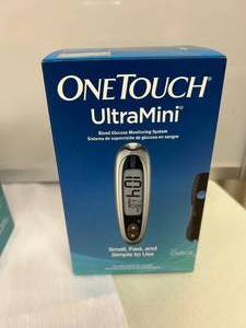 Lot Of 2 New In Package OneTouch UltraMini Blood Glucose Monitoring Systems Plus Xray Illuminator