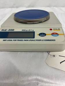 Kilo Tech KLE-200 Digital 200 Gram Weighing Scale - Great Working Condition Needs New Batteries