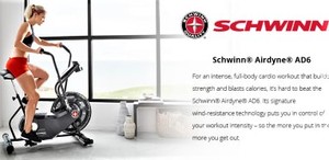 WOW MSRP $1000 Schwinn AD6 AirDyne Indoor Exercise Bike - Excellent Working Condition - See YouTube For More Info On This Fantastic Intense Full Body Cardio Workout Bike