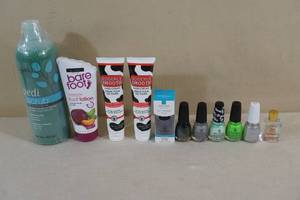 lot 5 image: ManiPedi Products, Lotion, Scrub and China Glaze Nail Polish