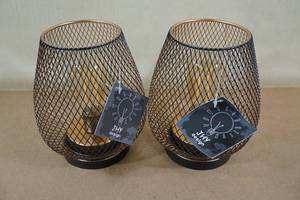 lot 21 image: JHY Design Single Light Battery Powered Lamps