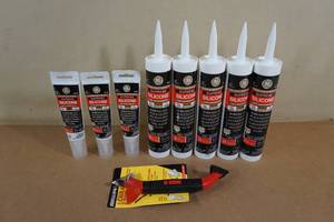 lot 34 image: Supreme Silicone Tubes with Caulk Tool