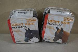 lot 70 image: Cashel Quiet Ride Fly Masks -Warmblood