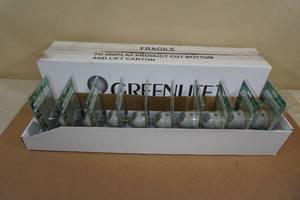 lot 91 image: 10 Greenlite LED Nitelites