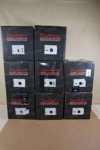 lot 104 image: 8 Daytona Cruiser Open Face Helmets - Assorted Sizes and Colors