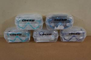 lot 125 image: 5 Cressi Snorkel Goggles
