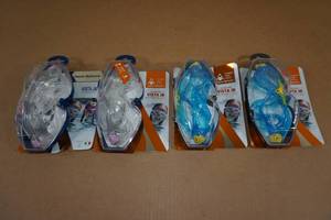 lot 128 image: 4 Aqua Sphere Unisex Goggles -Junior