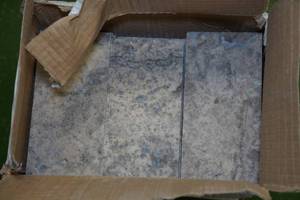 lot 143 image: Lagos Travertine 3 x 6 x 38 Honed and Filled Straight Edge Tiles