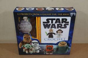lot 171 image: Star Wars Character Crochet Kit - Yoda, Stormtrooper