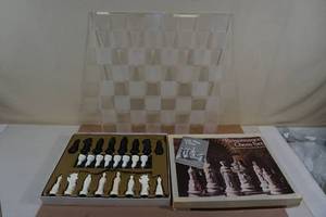 lot 179 image: Renaissance Chess Set with Acrylic Chess Board
