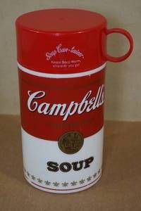 lot 184 image: Vintage Campbells Soup Can-Tainer Thermos