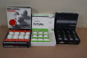 lot 209 image: Vintage Golf Balls - Spalding, Faultless, Polara