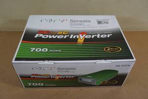lot 212 image: Sensata Pure Sine Wave 700 Watt Power Inverter
