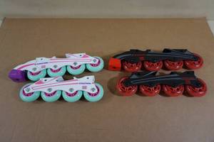 lot 213 image: Roller Derby Clip On Inline Skates