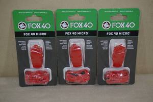 lot 232 image: Fox 40 Micro Whistles