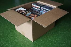lot 239 image: Box of DVD Movies - About 150