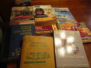 lot 487 image: Auto repair & reference books, Truc...