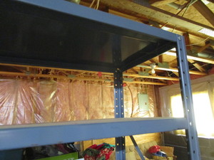 lot 495 image: Two shelving units - screw together...