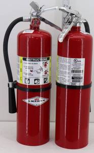 lot 30 image: (2) Amerex 10lb ABC Fire Extinguishers Model B456