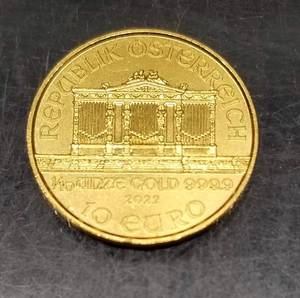 2022 AUSTRIAN PHILHARMONIC 110th TROY OZ .999 FINE GOLD