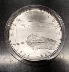 1 TROY OZ .999 FINE SILVER CONGRESS ROUND IN AIRTITE