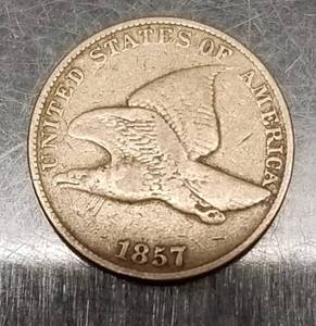 1857 US FLYING EAGLE CENT