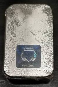 5 TROY OZ .999 FINE SILVER BAR IN ORIGINAL BOX GERMANIA MINT