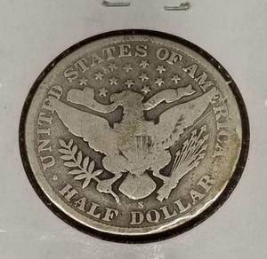 1905-S BARBER HALF DOLLAR