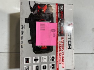 Vector 15 Amp Automatic 12V Battery Charger with 50 Amp Engine Start and Alternator Check