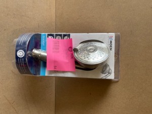 MOEN Brecklyn 8-Spray 4 in. Single Tub Wall Mount Handheld Adjustable Shower Head in Spot Resist Brushed Nickel