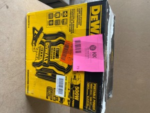 DEWALT 1600 Peak Amp Portable Car Jump Starter with 120 PSI Digital Air Compressor and 500-Watt Inverter