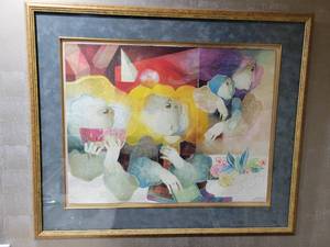 lot 82 image: Sunol Alvar Limited Edition Framed Lithograph. Signed and numbered 69 of 200.