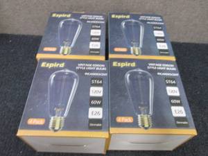 4- 4pks Espira Vintage Edison Style...