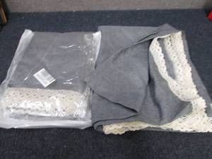2 Lace Trimmed Tablecloths...