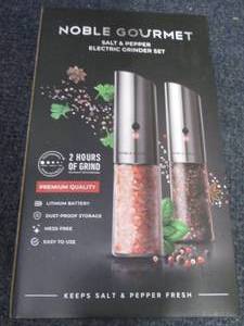 Noble Gourmet Salt & Pepper Grinder...
