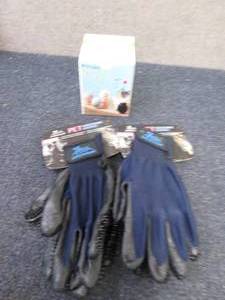 2 pr Pet Grooming Gloves, Cat Toy...