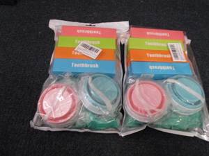 2 TravelCamping Toothbrushing Sets...
