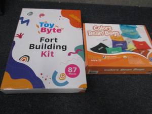 Color Bean Bags, Fort Building Kit...